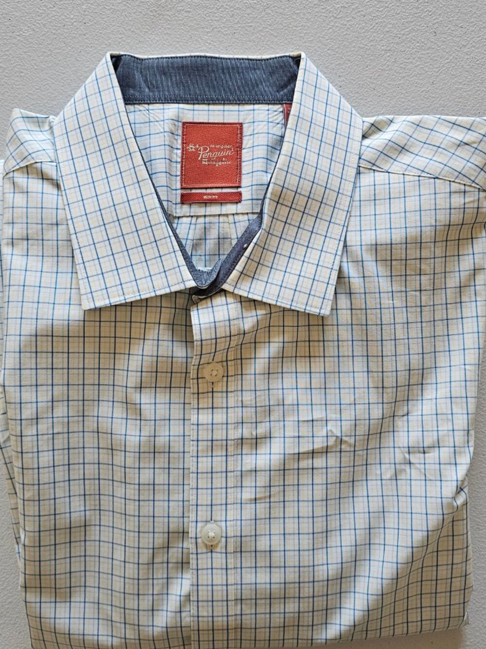 Original Penguin By Munsingwear Men's Dress Shirt | Size: 17 34/35 | Slim Fit